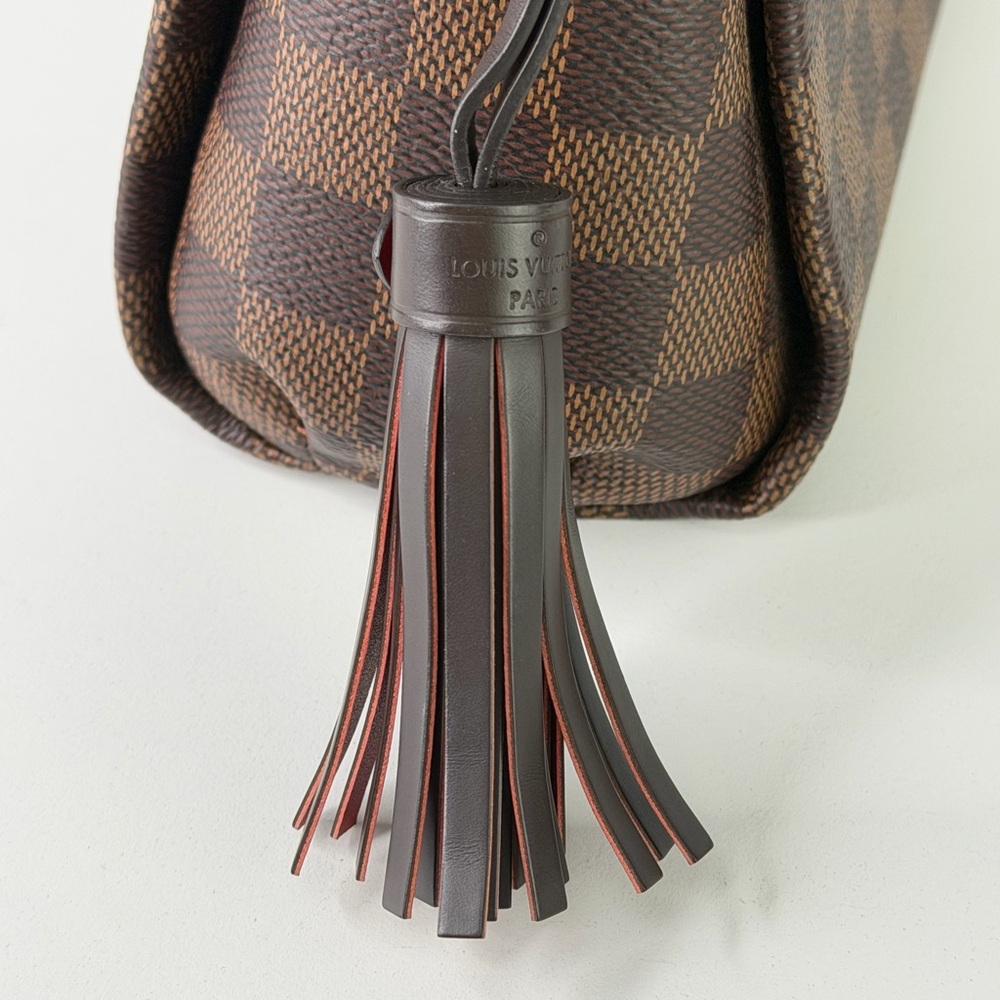 Authentic Louis Vuitton Damier Ebene Checker Brown Croisette Crossbody Bag & COA - Picture 8 of 15